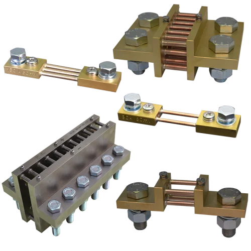 Shunt and voltage dividers for DC instruments